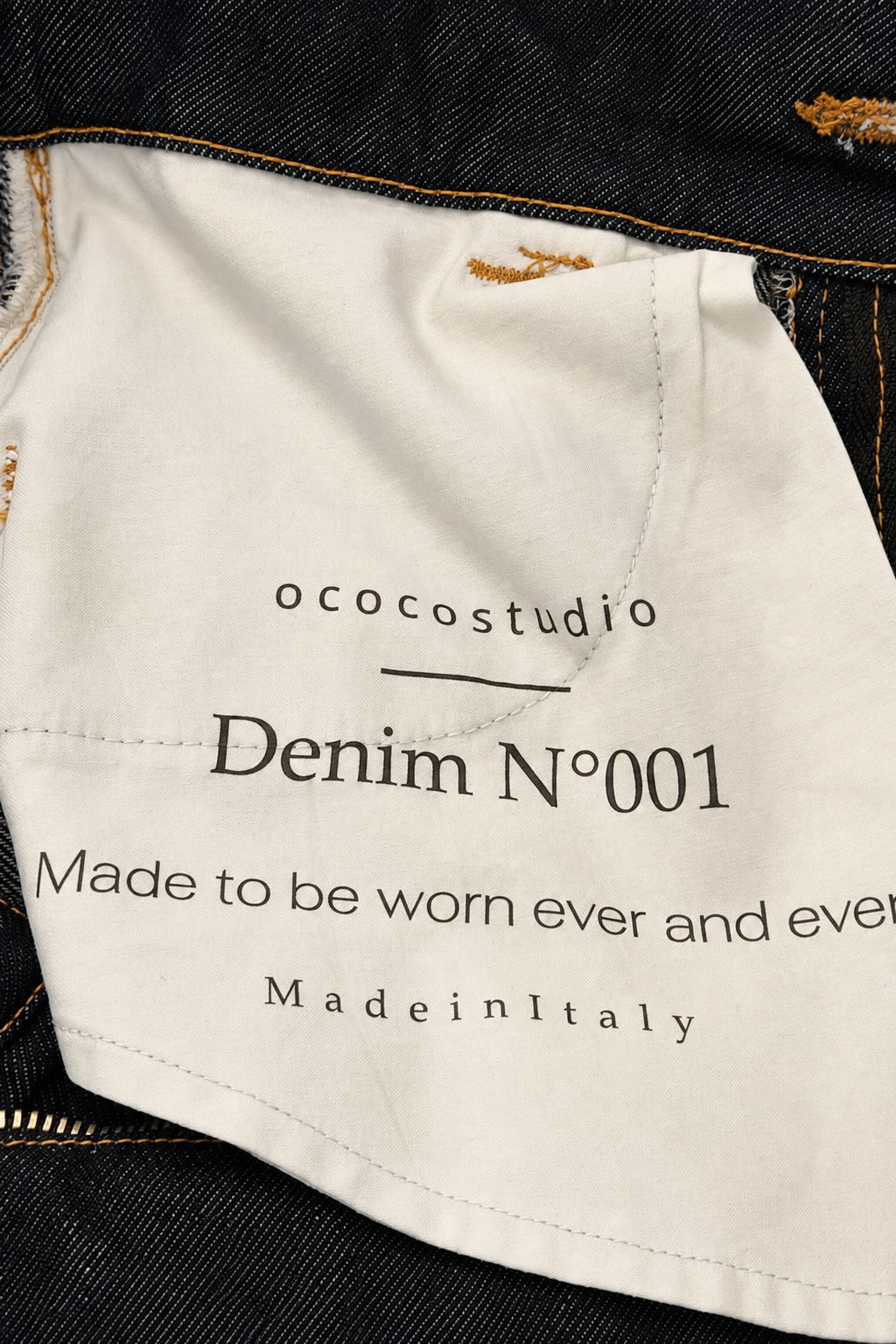 Denim 001 Man - Rinse Wash