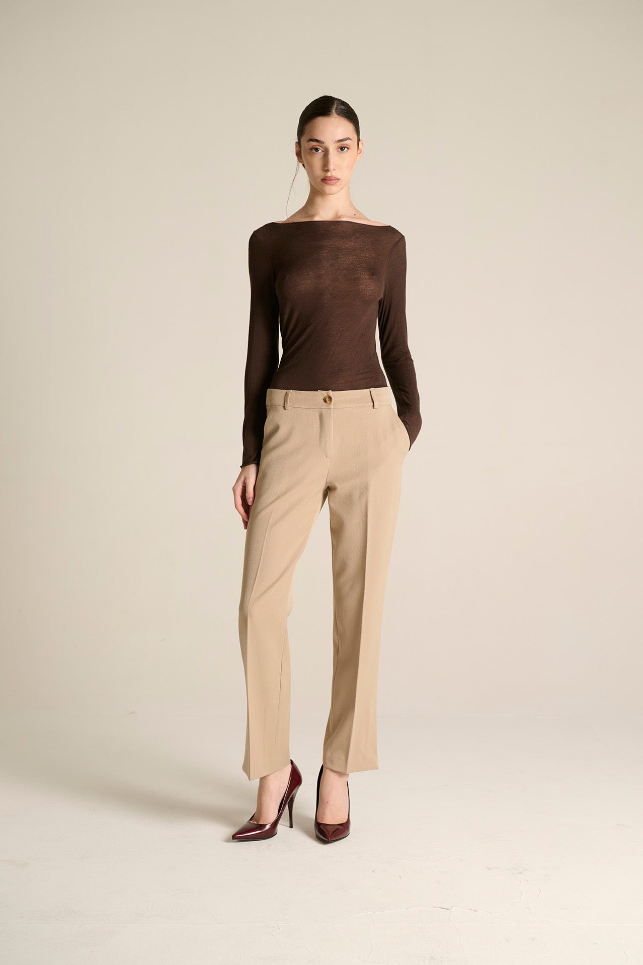 Pantalone l'occasione - Beige