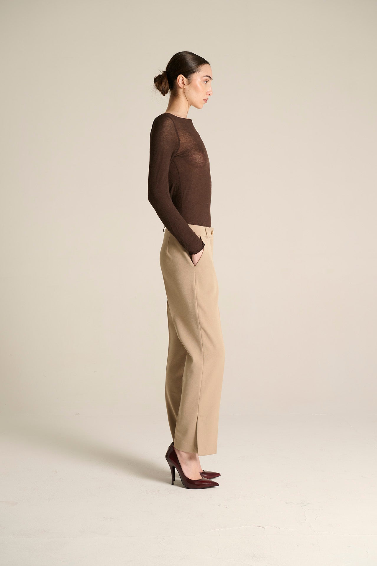 Pantalone l'occasione - Beige