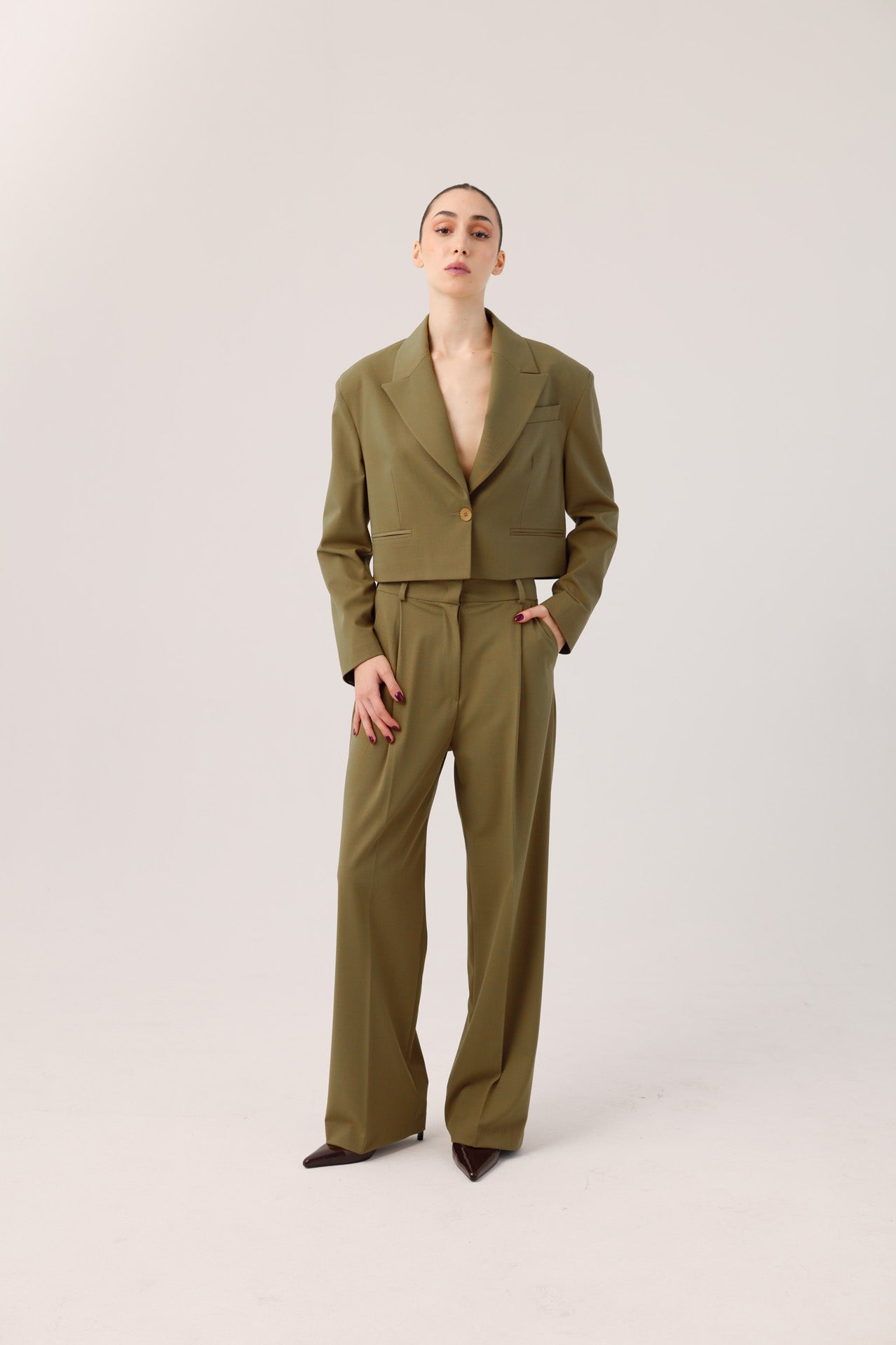 Pantalone Cin Cin - Oliva