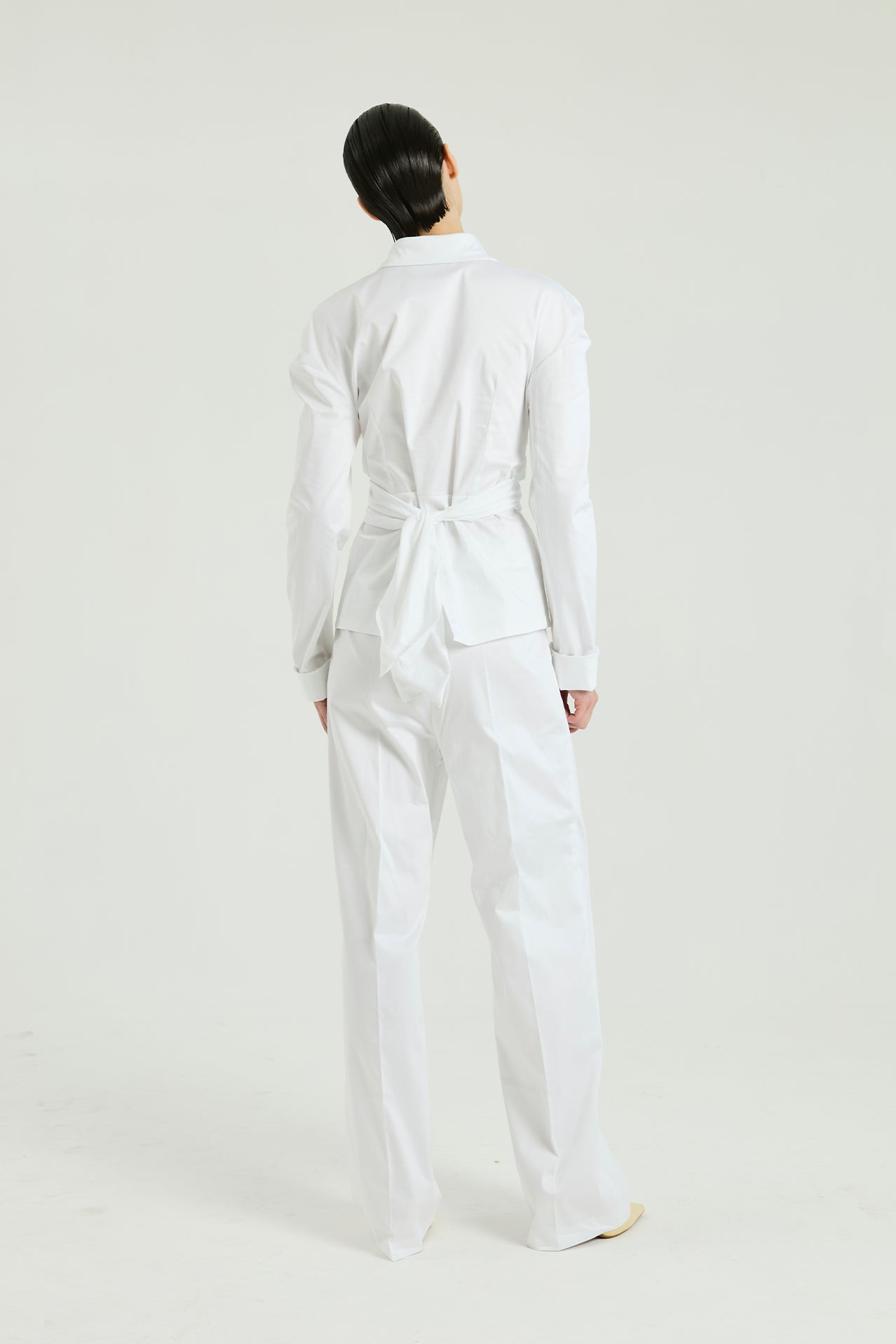 Pantalone la cotone - Bianco