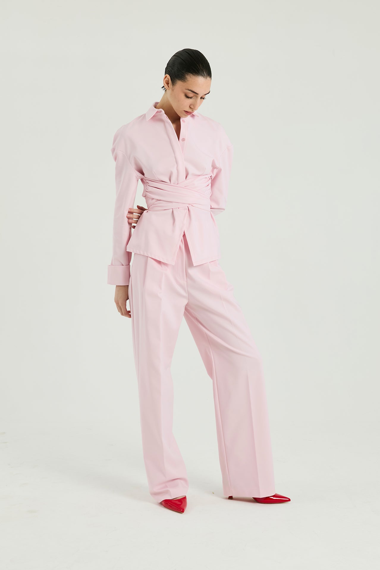 Camicia l'abbraccio - Rosa