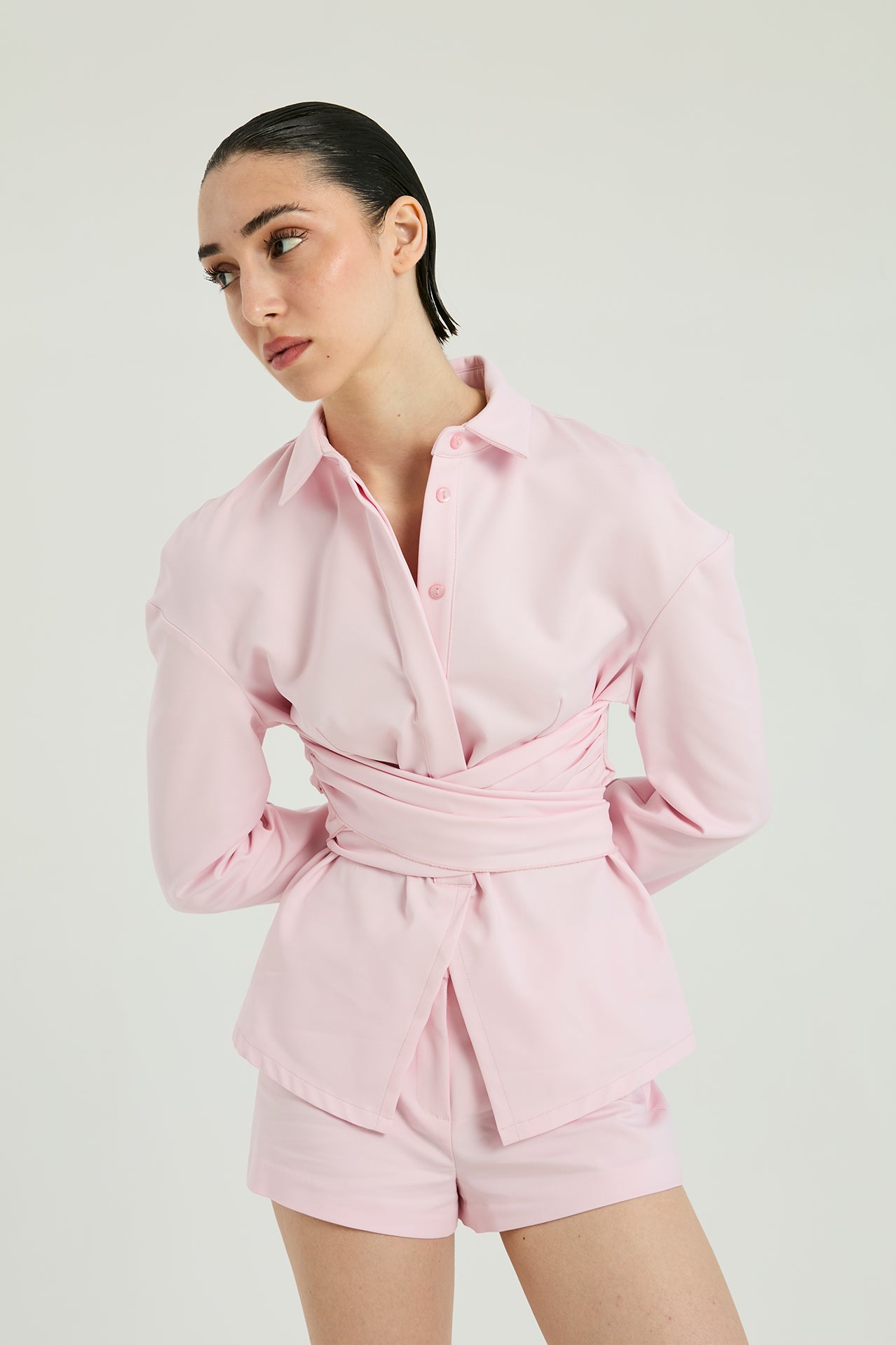 Camicia l'abbraccio - Rosa
