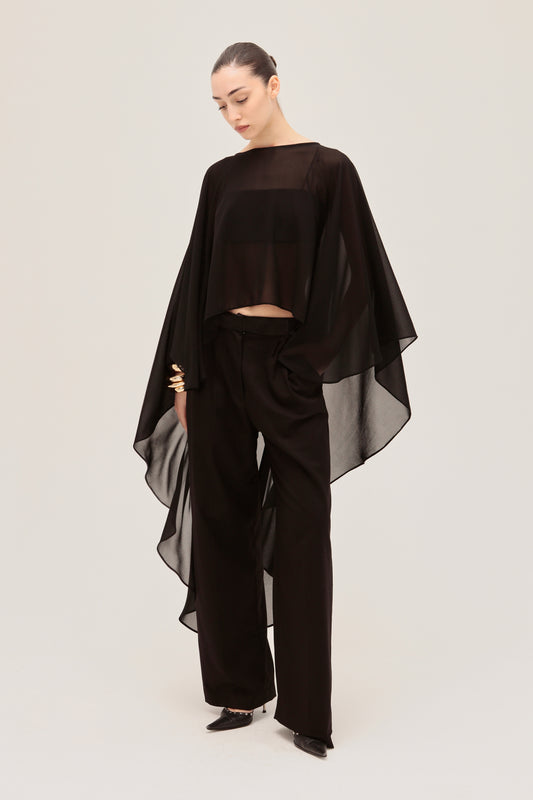 Blusa il Diamante di Stagione - Nera