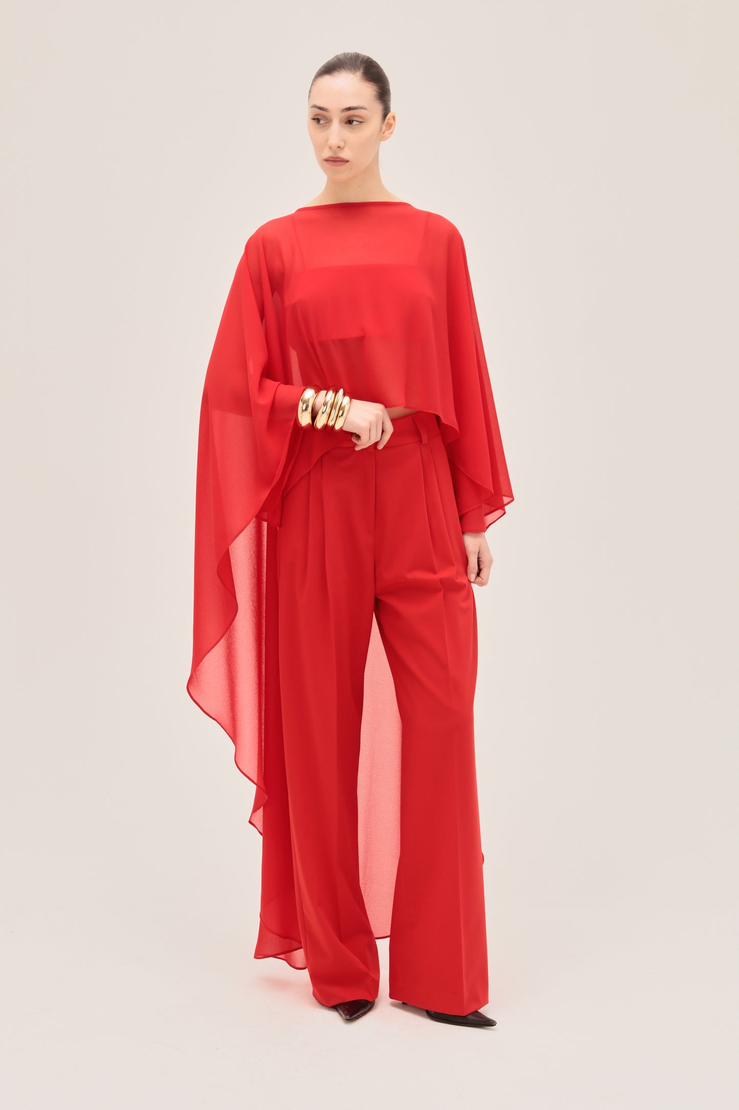 Blusa il Diamante di Stagione - Rossa