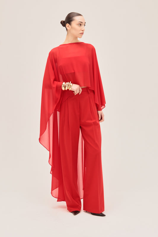 Pantalone l'Essenziale - Rosso