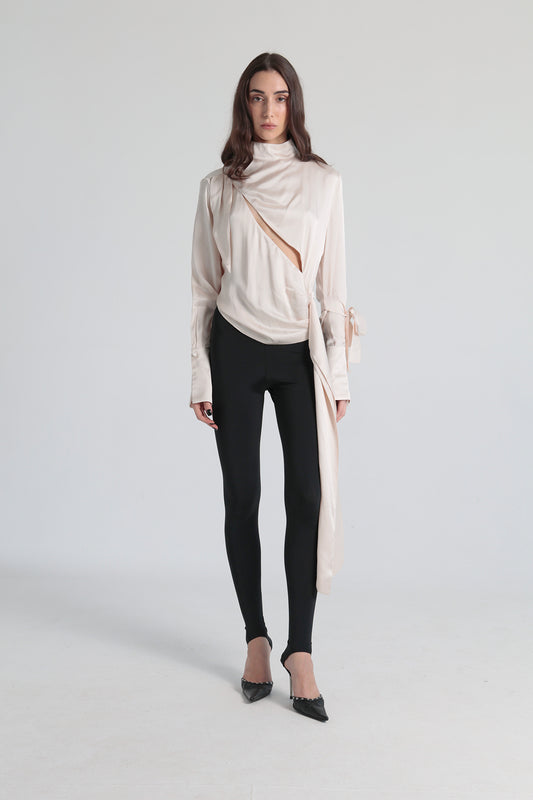 Blusa Bonsoir - Panna