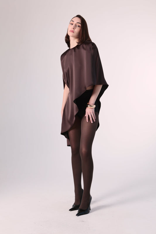 Blusa La chic - Cioccolato