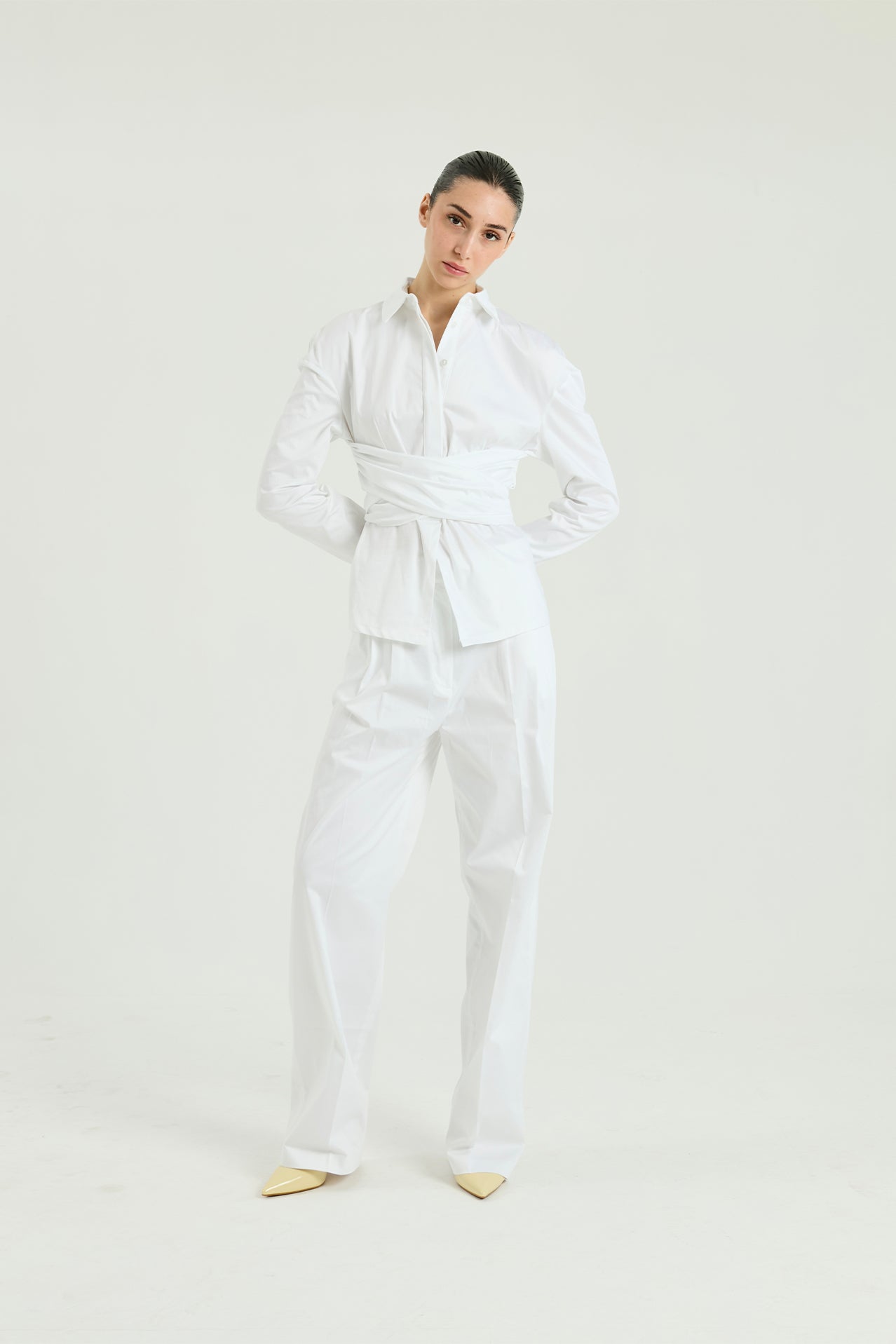 Camicia l'abbraccio - Bianca