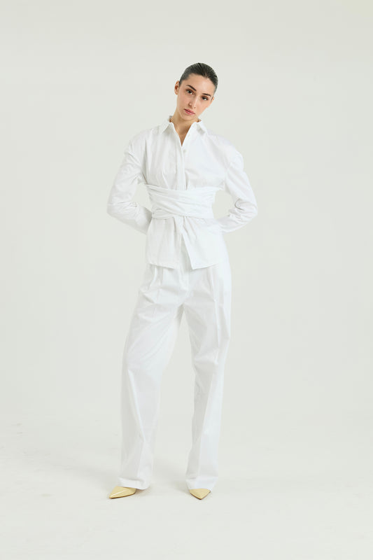 Camicia l'abbraccio - Bianca