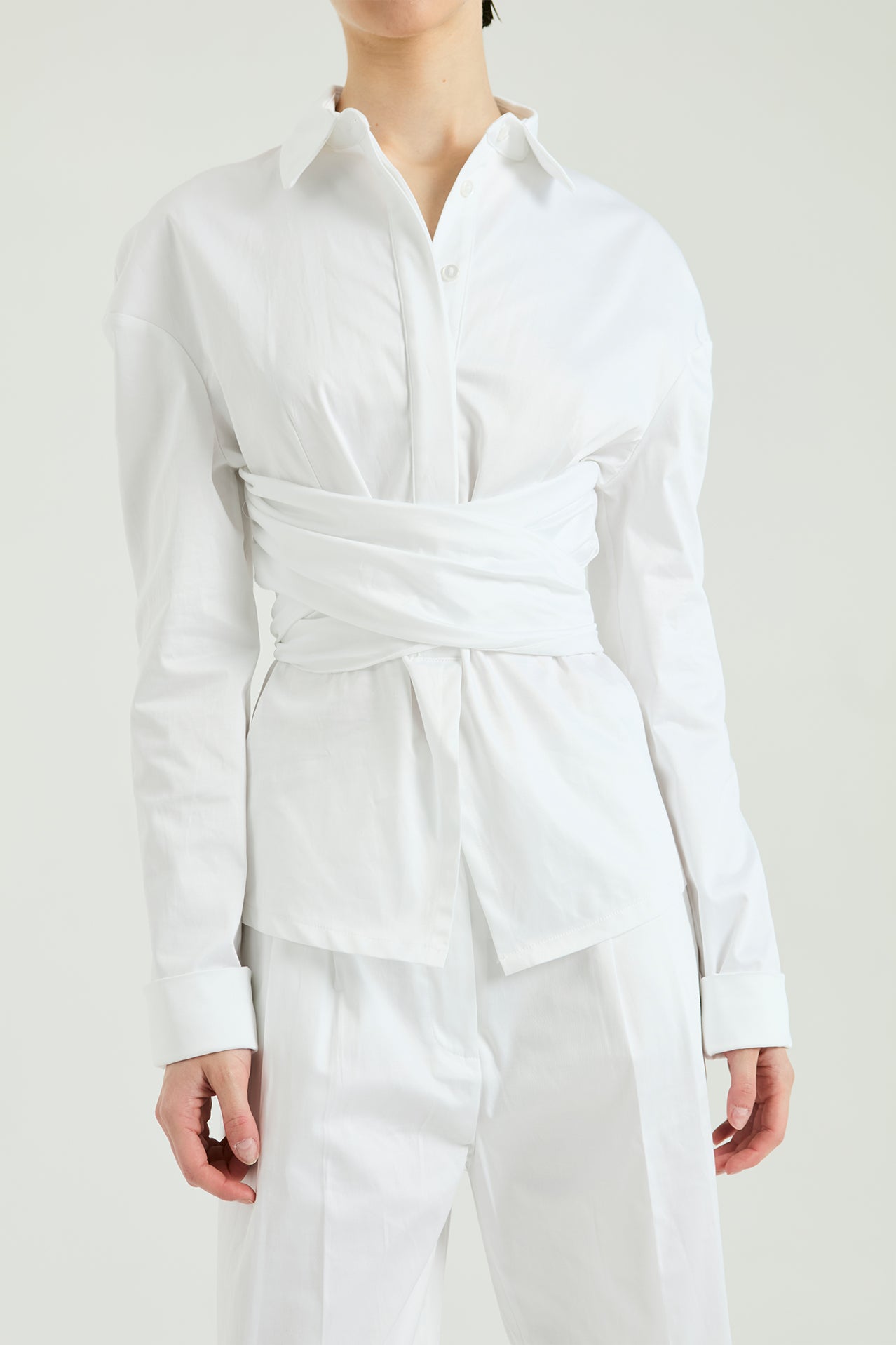 Camicia l'abbraccio - Bianca