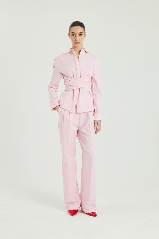 Pantalone la cotone - Rosa