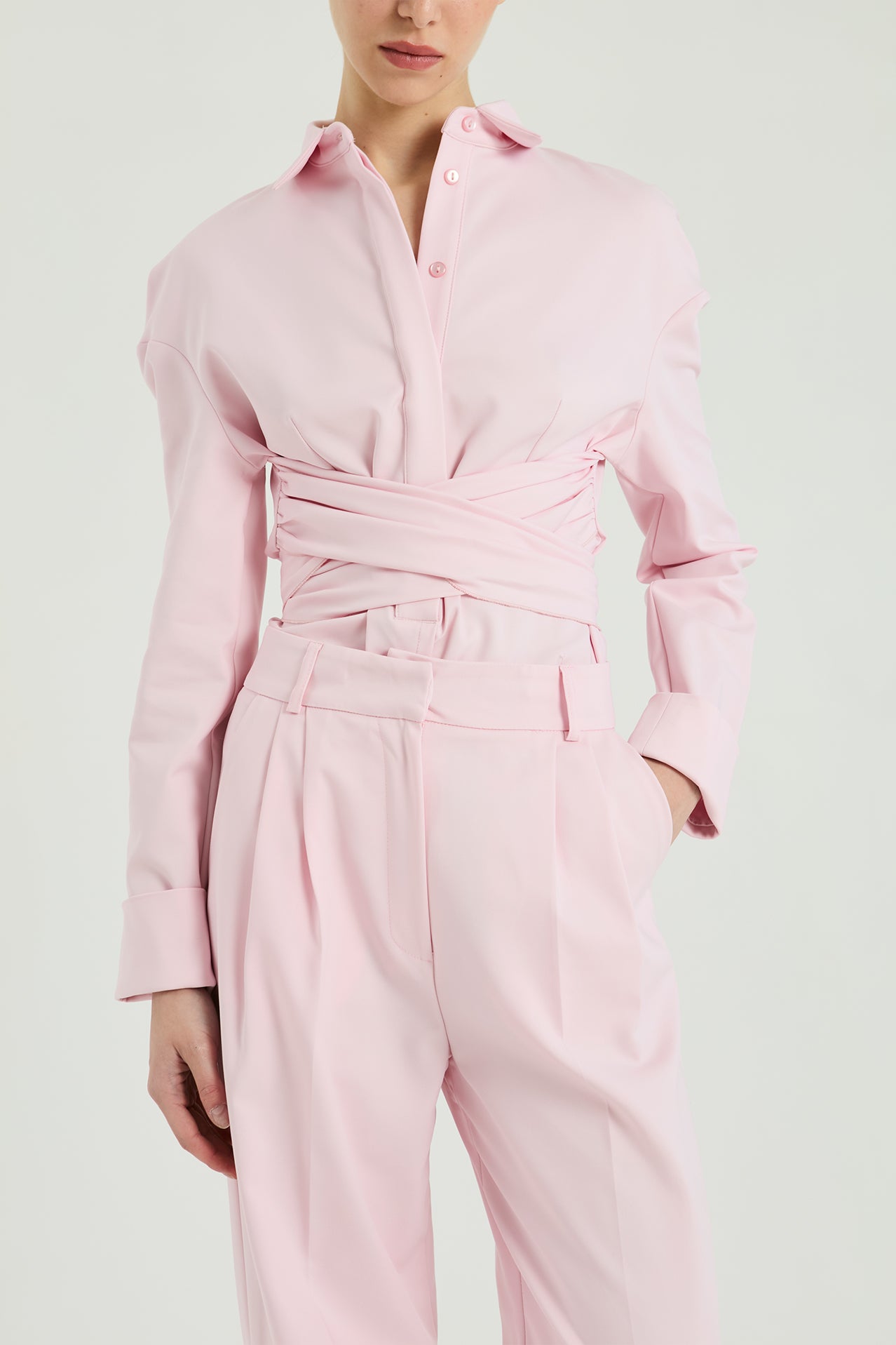 Pantalone la cotone - Rosa