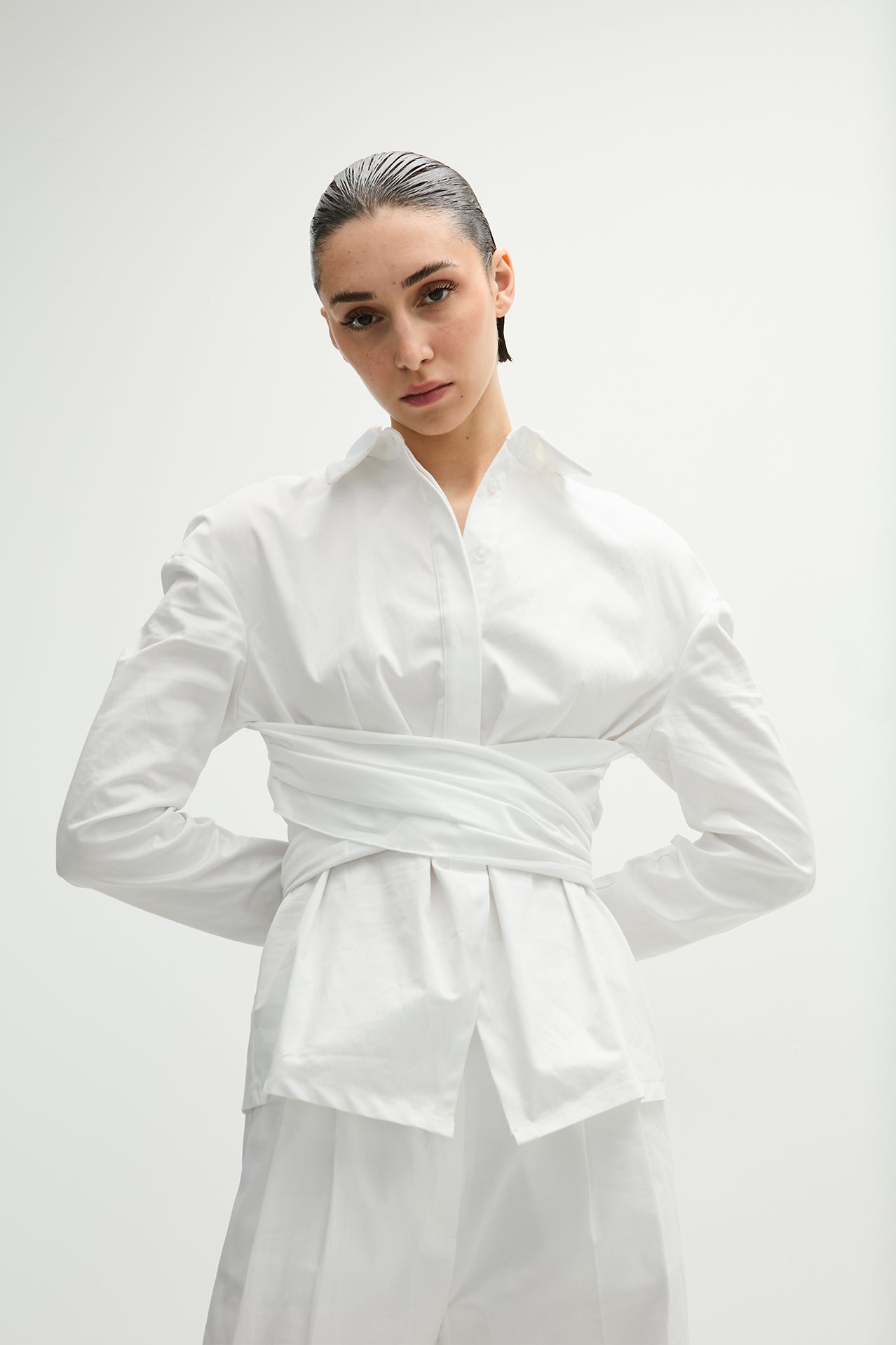 Camicia l'abbraccio - Bianca