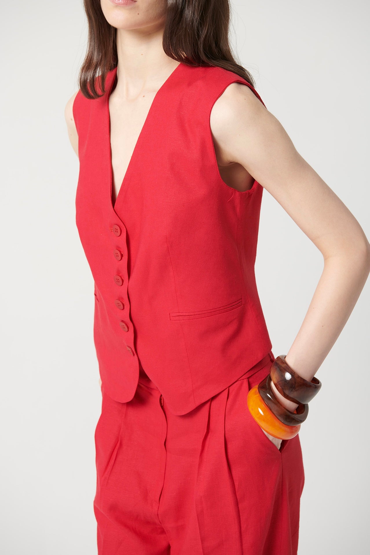 Gilet La Summer - Rosso