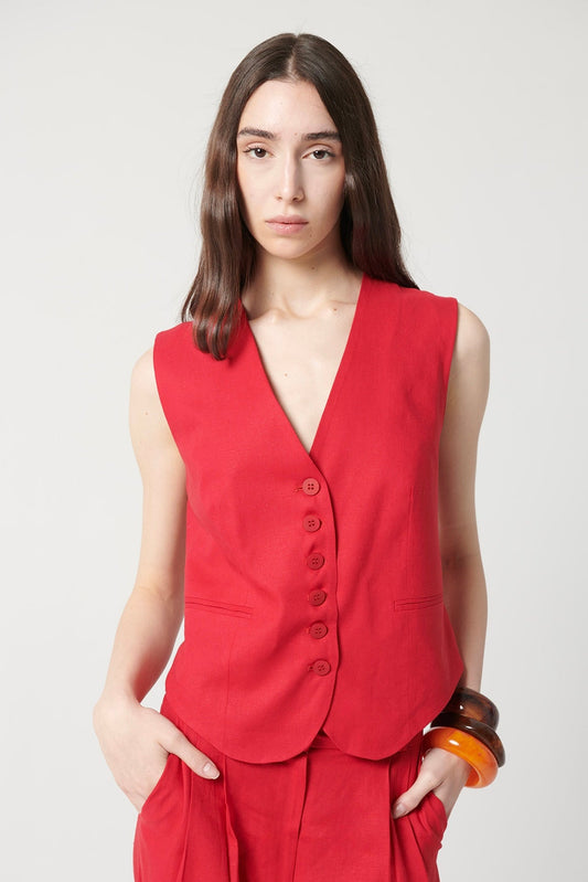 Gilet La Summer - Rosso