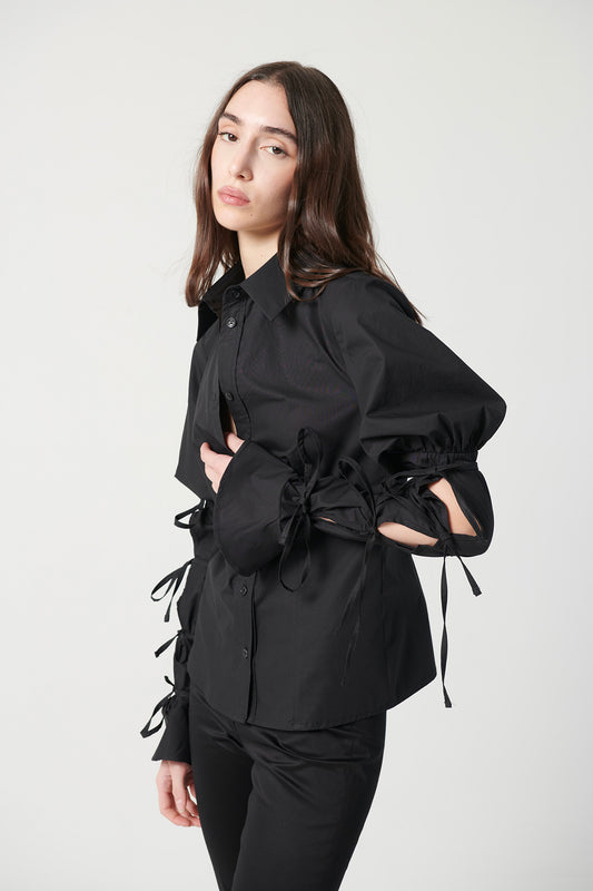 Camicia L'Intreccio - Nero